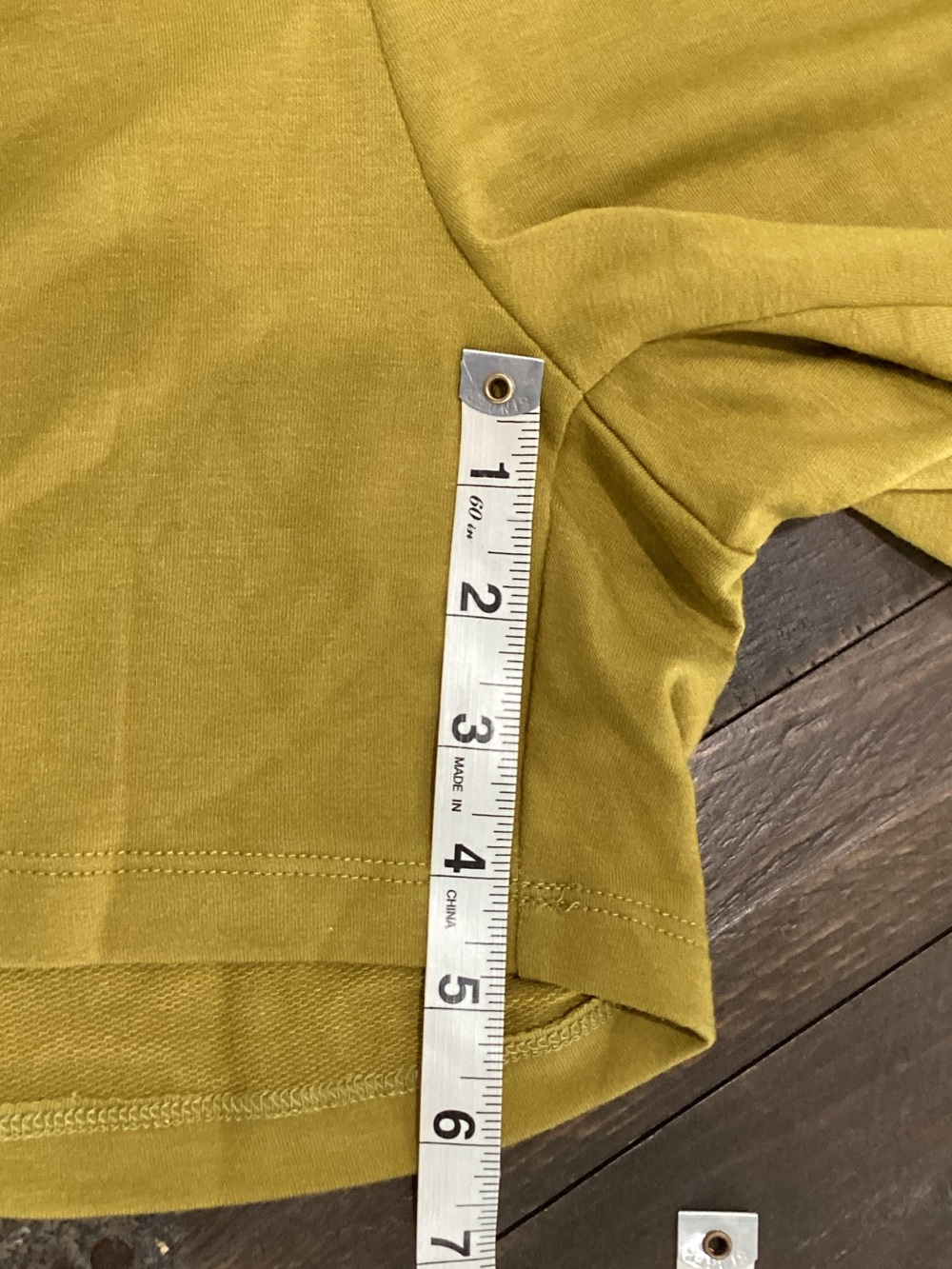 Zenana Outfitters Mustard Drawstring Knit Lounge Shorts - Picture 5 of 8